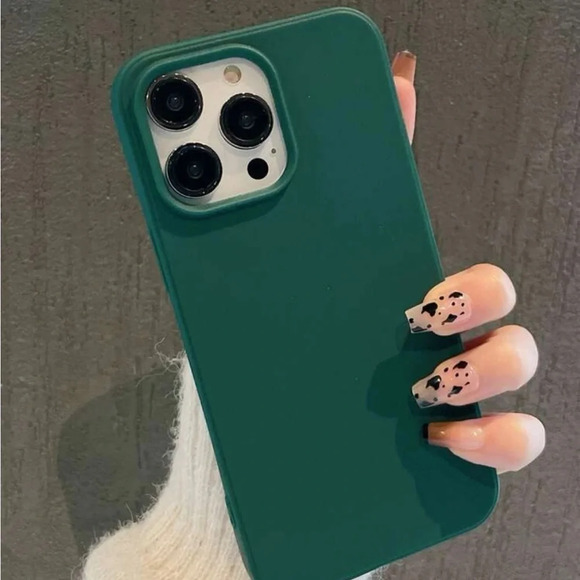 Other - ⚠️Clearance iPhone 13/Pro/Pro Max Solid Dark Green Phone Case